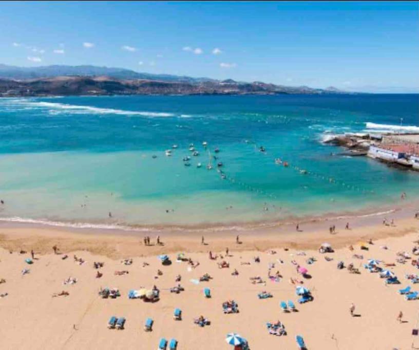 2 Bedrooms Flat 50 Mts Away From Las Canteras Beach Las Palmas de Gran Canaria Zewnętrze zdjęcie